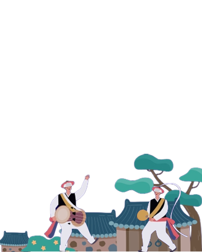 금당야행 하단 그림